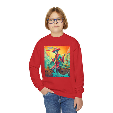 Skeleton Crew of the Misty Seas Youth Crewneck Sweatshirt