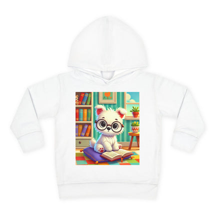 Little Scholar Pup Toddler Pullover Fleece Hoodie