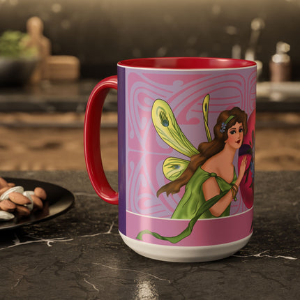 The Fairy’s Blossom Colorful Mugs (11oz, 15oz)