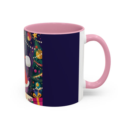 🎄❄️ The Christmas Snowball Dance Colorful Mug – Whimsical Holiday Fashion Fantasy