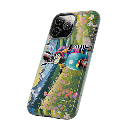 Stripes on Wheels Phone Cases