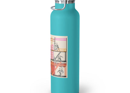 Maquettes de Théatre 4 by Alexandra Exter Copper Vacuum Insulated Bottle, 22oz