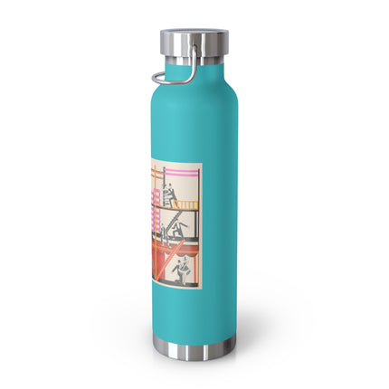 Maquettes de Théatre 4 by Alexandra Exter Copper Vacuum Insulated Bottle, 22oz
