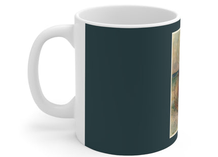 Rita Rides on the Dolphin by Warwick Goble Ceramic Mug 11oz