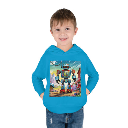 The Rusty Robot Toddler Pullover Fleece Hoodie