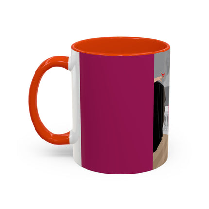 The Red Bird Colorful Mugs – Gentle Storybook Charm & Elegant Whimsy