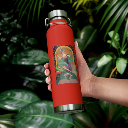 May & Emerald (from the Gem Series) by Sofia Chiostri Copper Vacuum Insulated Bottle, 22oz