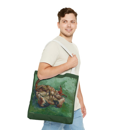 Crab on its Back by Vincent Van Gogh Tote Bag (AOP)