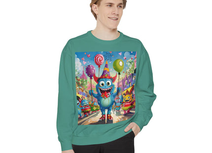 Monster Parade Madness Unisex Garment-Dyed Sweatshirt