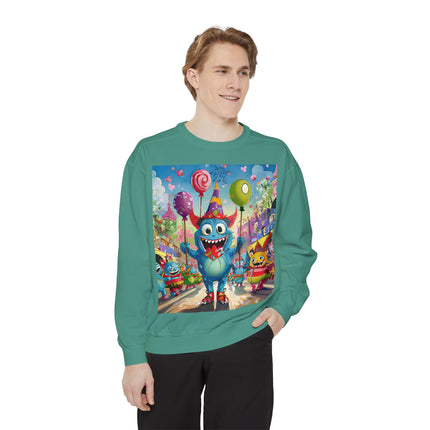 Monster Parade Madness Unisex Garment-Dyed Sweatshirt