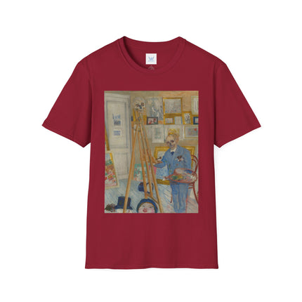 The Skeleton Painter by James Ensor Softstyle T-Shirt