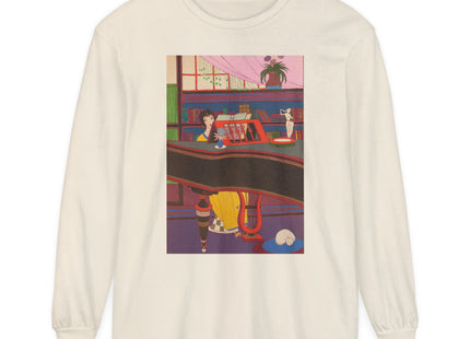La Musique by Charles Martin Garment-dyed Long Sleeve T-Shirt