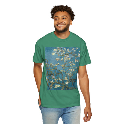 Almond Blossom by Vincent van Gogh Unisex Garment-Dyed T-shirt
