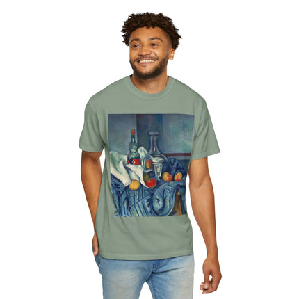 The Peppermint Bottle by Paul Cézanne Unisex Garment-Dyed T-shirt
