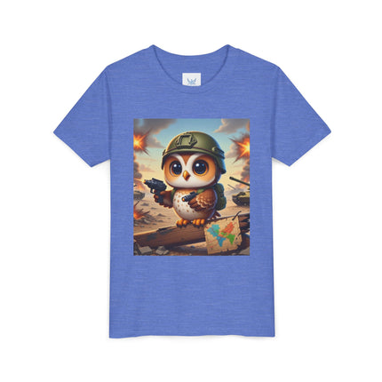 Owl on the Front Lines Youth Short Sleeve Tee