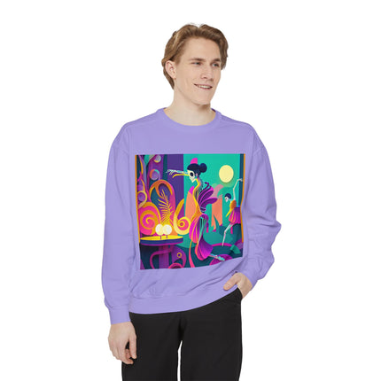Dance of the Skeleton Ballerinas Unisex Garment-Dyed Sweatshirt