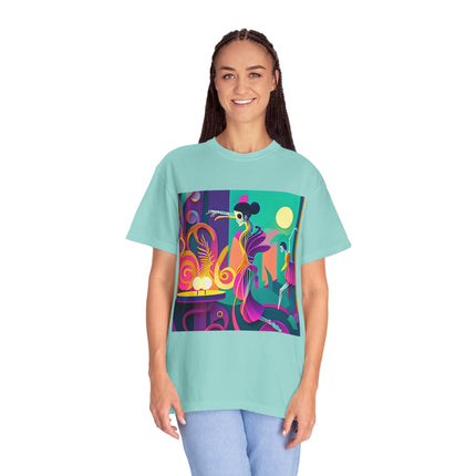 Dance of the Skeleton Ballerinas Unisex Garment-Dyed T-shirt