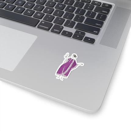 Jamais prêtes! (Never Ready!) by Charles Martin Kiss-Cut Stickers (4 Sizes)