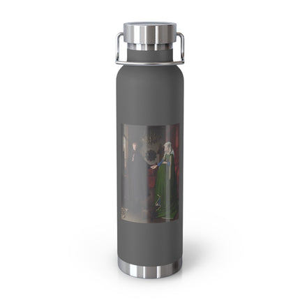 Arnolfini Portrait by Jan Van Eyck Copper Vacuum Insulated Bottle, 22oz
