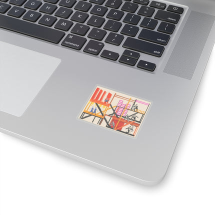 Maquettes de Théatre 4 by Alexandra Exter Kiss-Cut Stickers (4 Sizes)