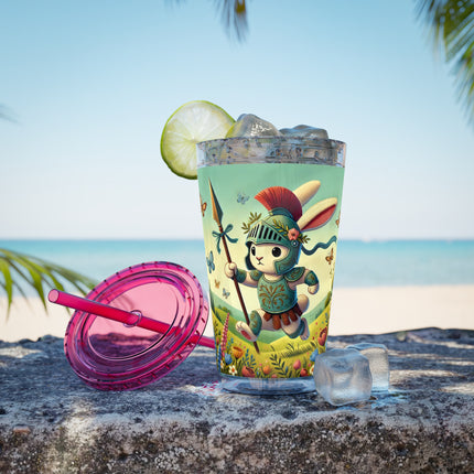 Rabbit Gladiator Sunsplash Tumbler with Straw, 16oz