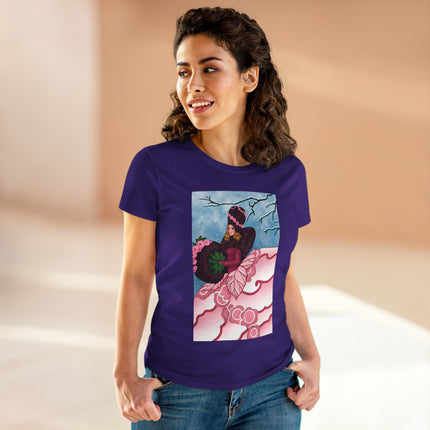 Winter Rose Empress Women's Midweight Cotton Tee