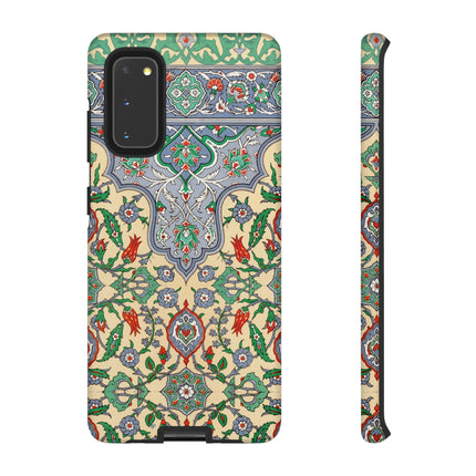 Arabic Art Pattern, Plate by Emile Prisse d’Avennes Phone Cases