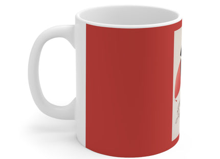 Illustrations of Japanese Toys Pl.056 by Kawasaki Kyosen Ceramic Mug 11oz