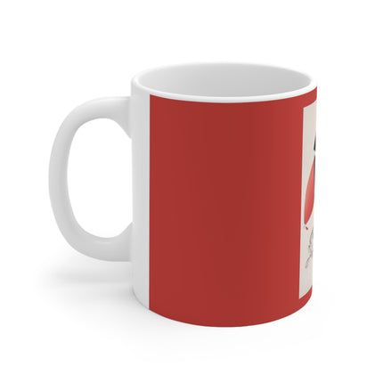 Illustrations of Japanese Toys Pl.056 by Kawasaki Kyosen Ceramic Mug 11oz