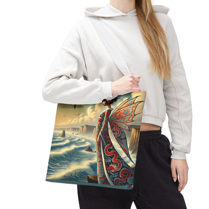 The Coastal Fairy Tote Bag – Serene Grace & Oceanic Magic
