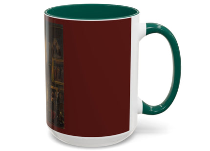Raphael and his Muse in the Atelier by Vincenzo Abbati Colorful Mugs (11oz, 15oz)