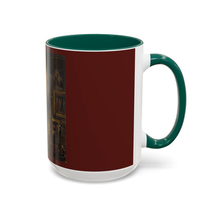 Raphael and his Muse in the Atelier by Vincenzo Abbati Colorful Mugs (11oz, 15oz)