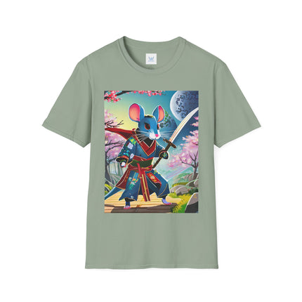 Cyber Samurai Rat Softstyle T-Shirt