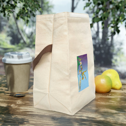 A Fairy's Delight Canvas Lunch Bag With Strap