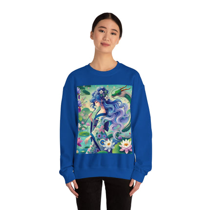 Fairy of the Koi Pond Heavy Blend™ Crewneck Sweatshirt