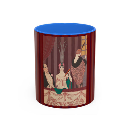 La Loge by George Barbier Colorful Mugs (11oz, 15oz)