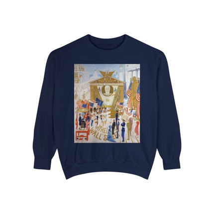 The Cathedrals of Wall Street Unisex Garment-Dyed Sweatshirt