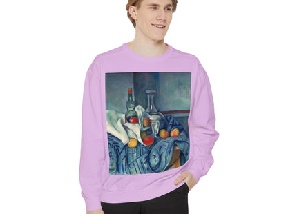 The Peppermint Bottle by Paul Cézanne Unisex Garment-Dyed Sweatshirt