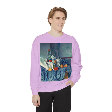 The Peppermint Bottle by Paul Cézanne Unisex Garment-Dyed Sweatshirt