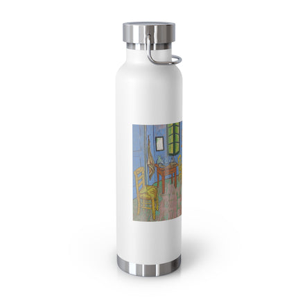 The Bedroom by Vincent van Gogh Copper Vacuum Insulated Bottle, 22oz