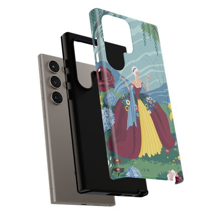 🌹🌿 The Willow Garden Promenade Phone Case – Art Deco Floral Elegance