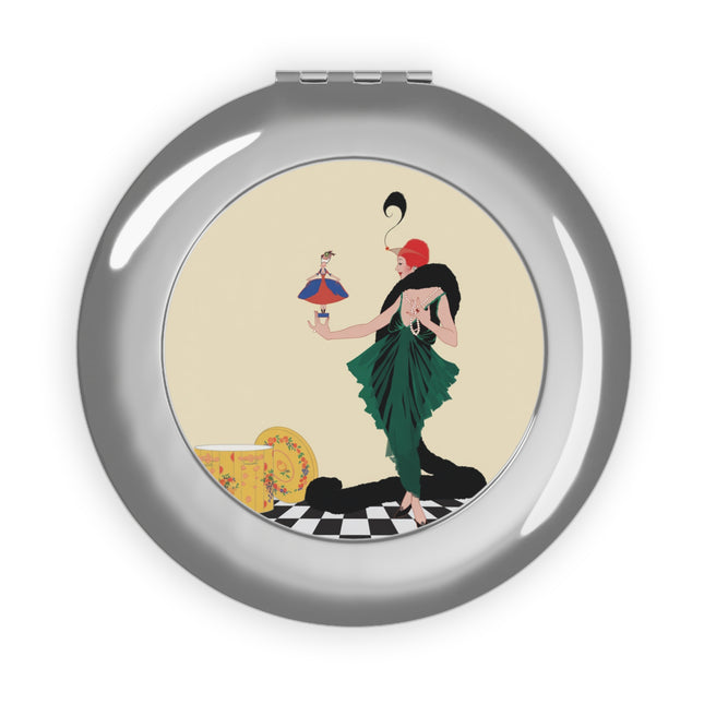 The Marionette Compact Mirror – Cabaret Glamour & Theatrical Charm