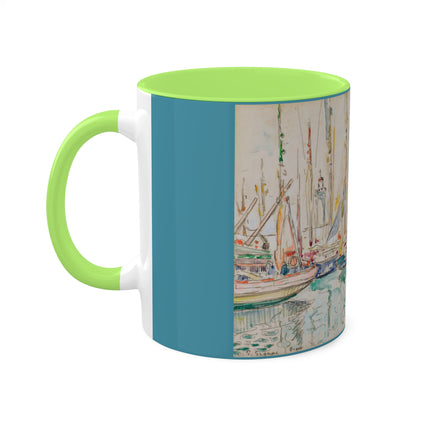 Groix by Paul Signac Colorful Mugs, 11oz