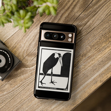 A Lame Marabou by Samuel Jessurun de Mesquita Phone Cases