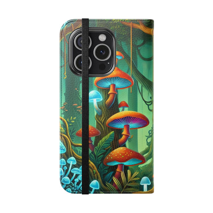 🐅🌿 Silent Stripes Flip Case – Stealth, Grace & Enchanted Forest