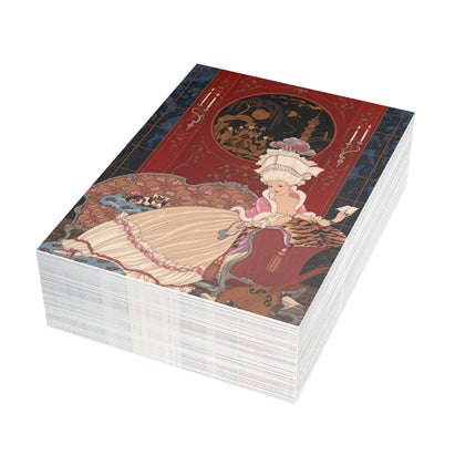 💌🐕 The Lady Of The Secret Letter Postcard Bundles – Art Deco Salon Elegance