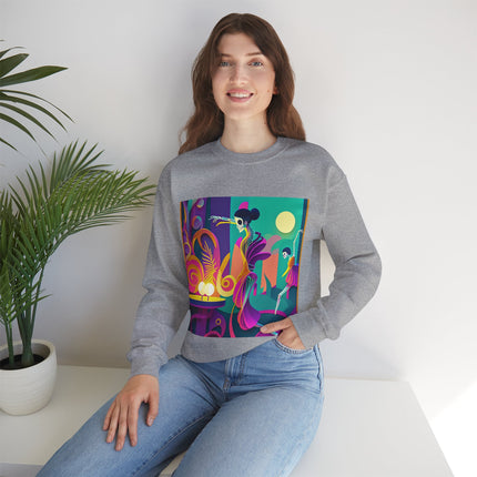 Dance of the Skeleton Ballerinas Unisex Heavy Blend™ Crewneck Sweatshirt