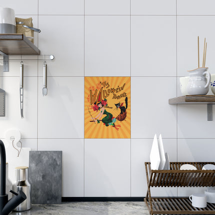 The Bewitching Ride Ceramic Tile