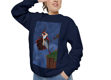 The Enchanted Witch Unisex Garment-Dyed Sweatshirt