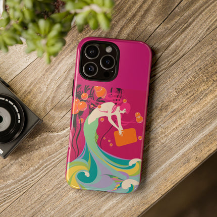 Mermaid Dive Phone Case – Vibrant Waves & Playful Elegance